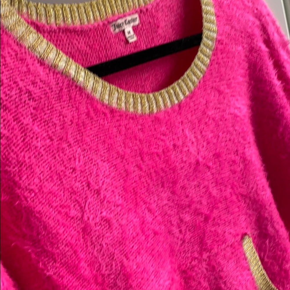 JUICY COUTURE Neon pink teddy sz M - Picture 5 of 6